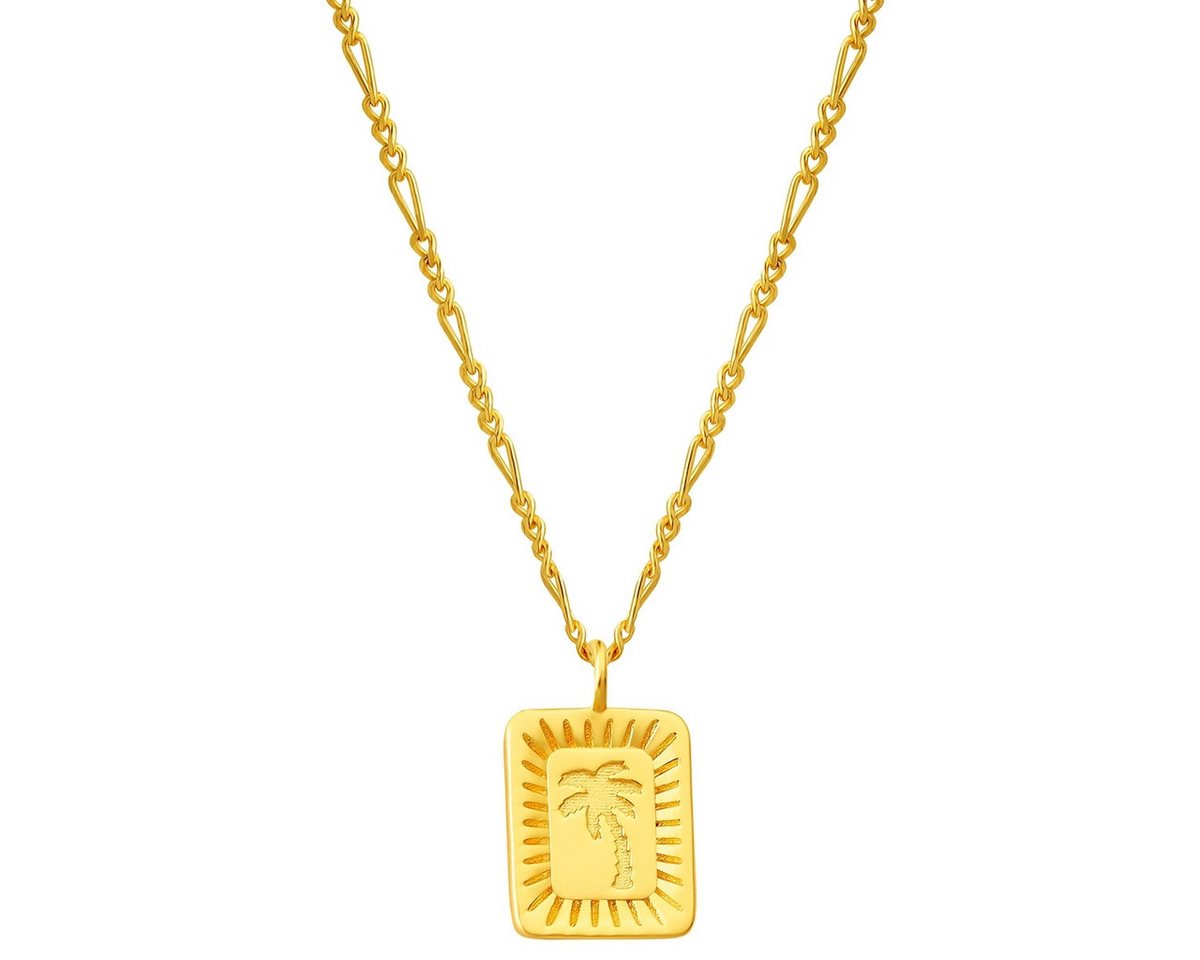 Glanzstücke München Silberkette Palme gelbgold von Glanzstücke München