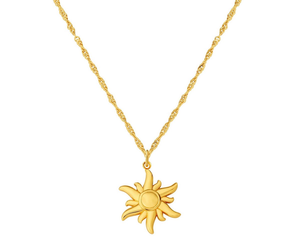 Glanzstücke München Silberkette Sonne gelbgold von Glanzstücke München