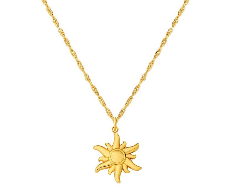 Glanzstücke München Silberkette Sonne gelbgold von Glanzstücke München