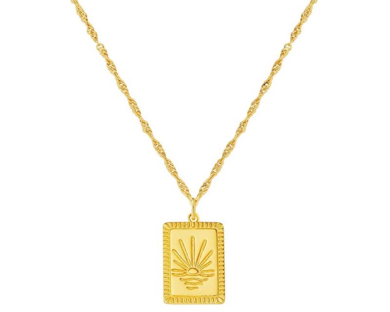 Glanzstücke München Silberkette Sonnenuntergang gelbgold von Glanzstücke München