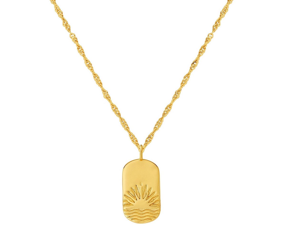 Glanzstücke München Silberkette Sonnenuntergang gelbgold von Glanzstücke München