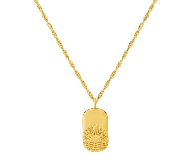 Glanzstücke München Silberkette Sonnenuntergang gelbgold von Glanzstücke München