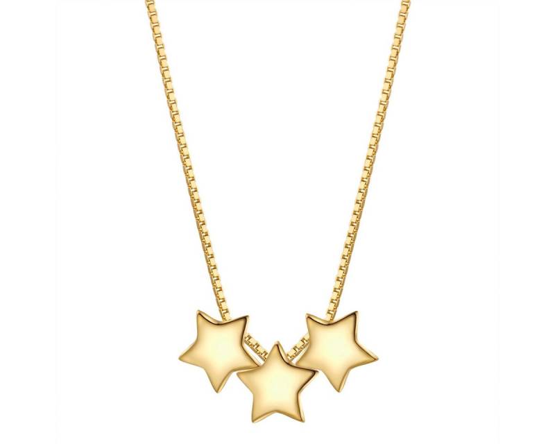 Glanzstücke München Silberkette Sterne gelbgold von Glanzstücke München