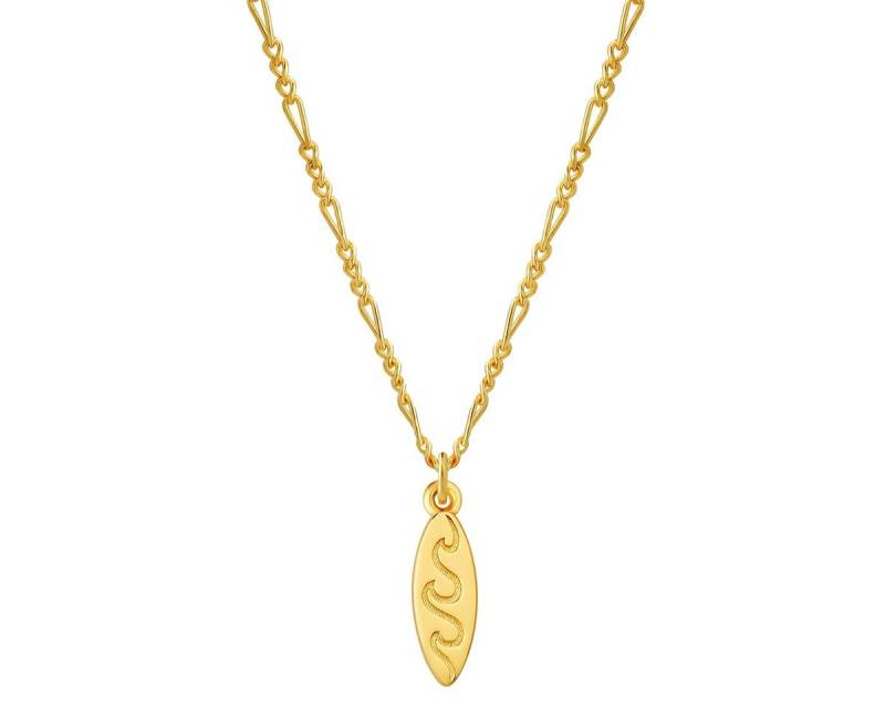 Glanzstücke München Silberkette Surfboard gelbgold von Glanzstücke München