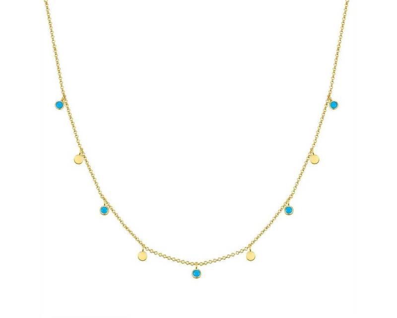 Glanzstücke München Silberkette gelbgold, aus Sterling silber von Glanzstücke München