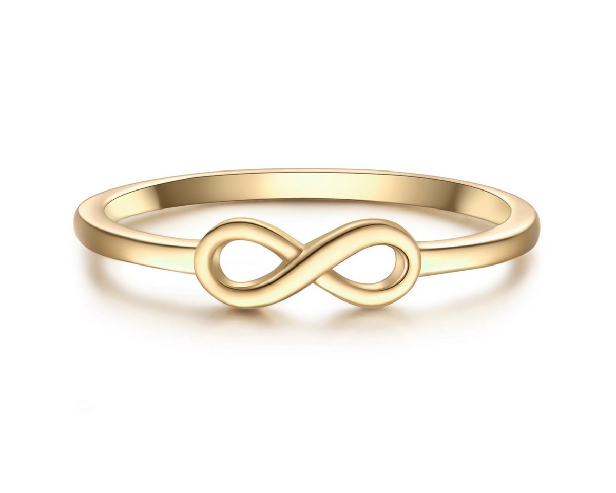 Glanzstücke München Silberring Infinity gelbgold von Glanzstücke München