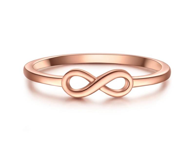 Glanzstücke München Silberring Infinity roségold von Glanzstücke München