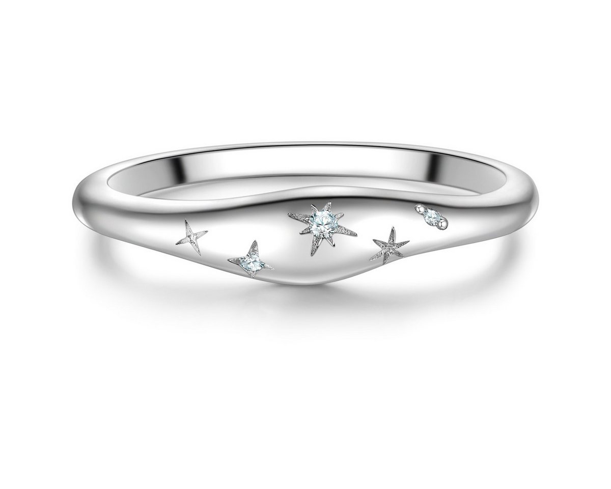 Glanzstücke München Silberring Stern silber von Glanzstücke München