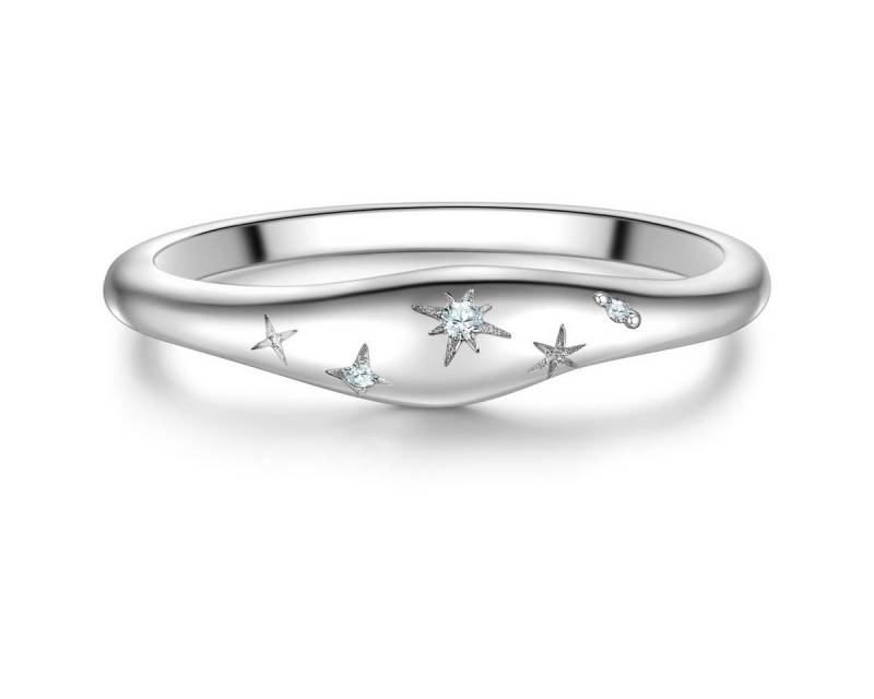 Glanzstücke München Silberring Stern silber von Glanzstücke München
