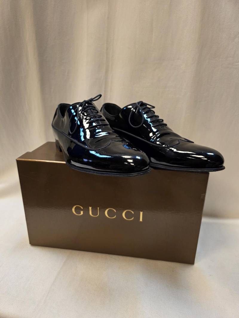 Gucci Herren-Lacksxhuhe Gr. 42, 5 Gucci Herren-Lacksxhuhe Gr. 42, 5 von Glanzzeitenvintage