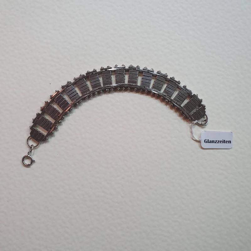 Original 1930Er Jahre Art Deco Armband . Chrom. Jakob Bengel Pforzheim von Glanzzeitenvintage