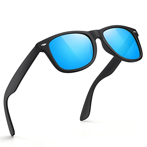 Glapeame Polarisiert-Sonnenbrille-Herren-Damen-Sonnenbrillen-Sunglasses-Men-Woman-Sonnenbrille Schwarz-UV400-Unisex-Retro-Vintage-Klassische-Polarisierte-Brille-Sportbrille-für Fahren-Camping,2 Glapeame Polarisiert-Sonnenbrille-Herren-Damen-Sonnenbrillen-Sunglasses-Men-Woman-Sonnenbrille Schwarz-UV400-Unisex-Retro-Vintage-Klassische-Polarisierte-Brille-Sportbrille-für Fahren-Camping,2 von Glapeame