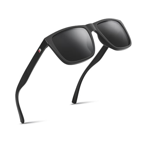 Glapeame Polarisierte sonnenbrille herren blendfrei fürs AngelnDunkelschwarz von Glapeame