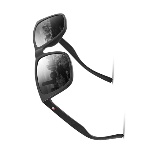 Glapeame Rechteckige Polarisierte sonnenbrille herren für die ReiseLeuchtend schwarz Glapeame Rechteckige Polarisierte sonnenbrille herren für die ReiseLeuchtend schwarz von Glapeame