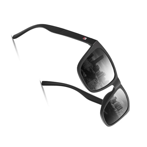 Glapeame Rechteckige Polarisierte sonnenbrille herren für die ReiseSatinschwarz Glapeame Rechteckige Polarisierte sonnenbrille herren für die ReiseSatinschwarz von Glapeame
