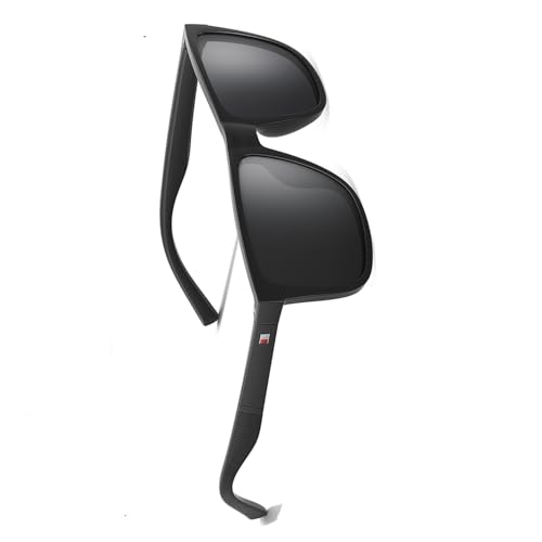 Glapeame sonnenbrille herren Unisex für den StrandLeuchtendes Schwarz von Glapeame