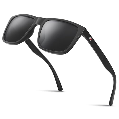 Glapeame sonnenbrille herren polarisiert rechteckig RetroSternenstaubschwarz von Glapeame