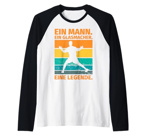 Herren Glasmacher Geschenk lustiger Spruch - EIN Glasmacher. EIN Ma Raglan Herren Glasmacher Geschenk lustiger Spruch - EIN Glasmacher. EIN Ma Raglan von Glasmacher Geschenke witzig