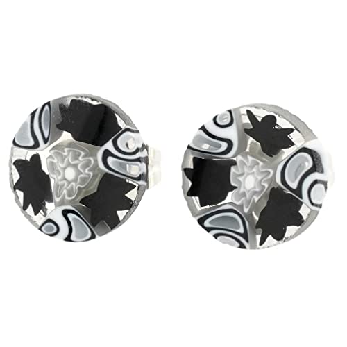Millefiori Ohrstecker - Runde # 5 von Glass Of Venice