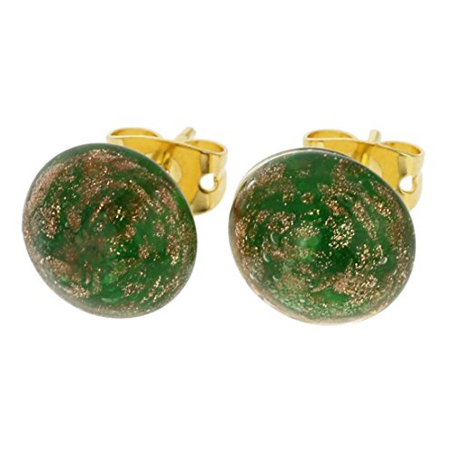 Starlight Small Ohrstecker - Smaragd von Glass Of Venice