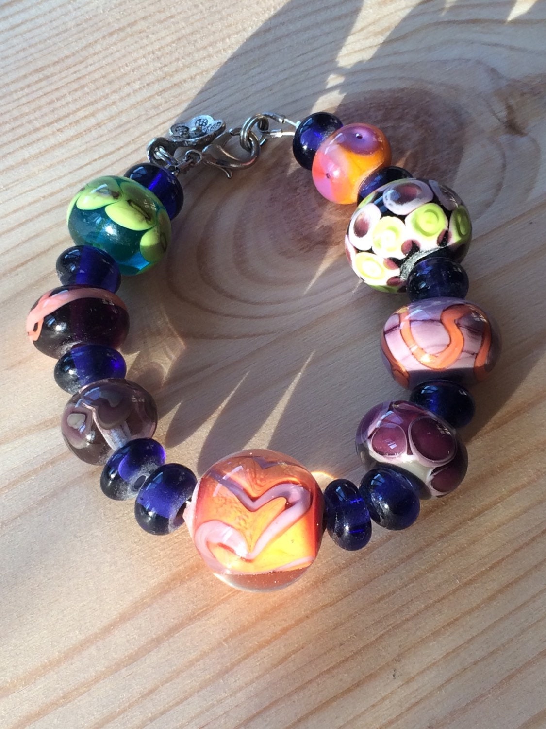 Lampwork-Beads Armband Gemacht Von Renske Brouwer Lampwork-Beads Armband Gemacht Von Renske Brouwer von GlassByRenske