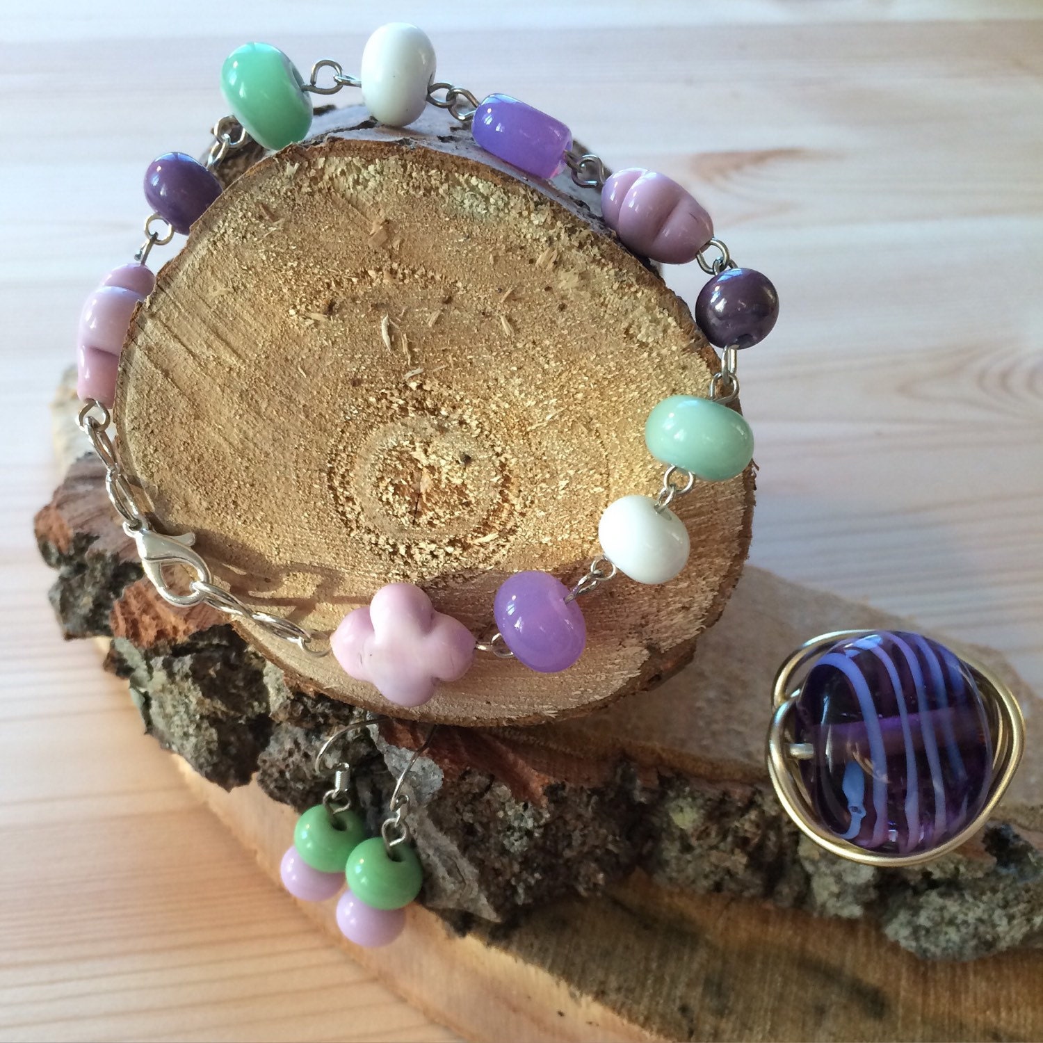 Lampwork-Beads Armband Gemacht Von Renske Brouwer Lampwork-Beads Armband Gemacht Von Renske Brouwer von GlassByRenske