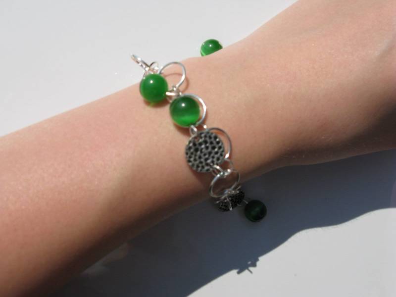 Armband Mit Grünen Perlen Armband Mit Grünen Perlen von GlassInspi