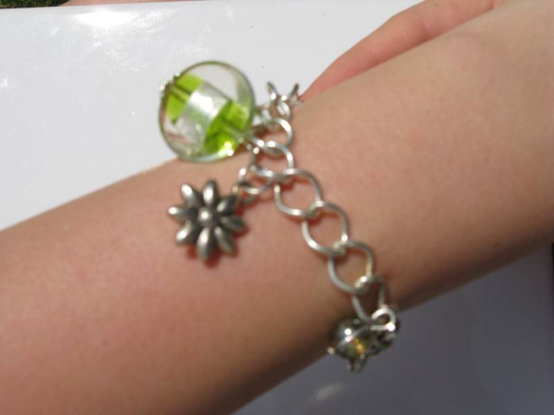 Armband Mit Grünen Scheiben Armband Mit Grünen Scheiben von GlassInspi