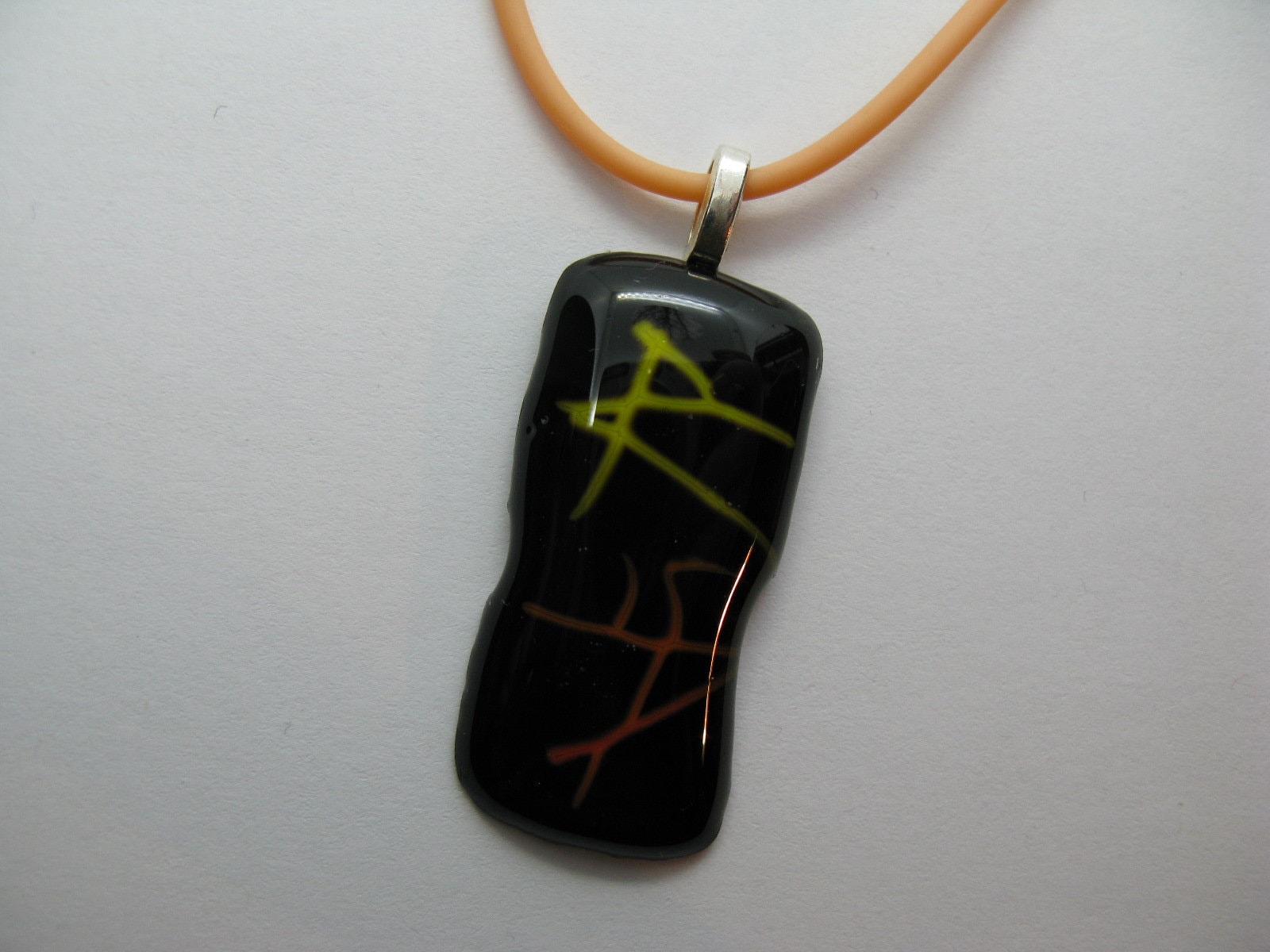 Glashalskette Für Damen - Gelb Und Orange Glashalskette Für Damen - Gelb Und Orange von GlassInspi