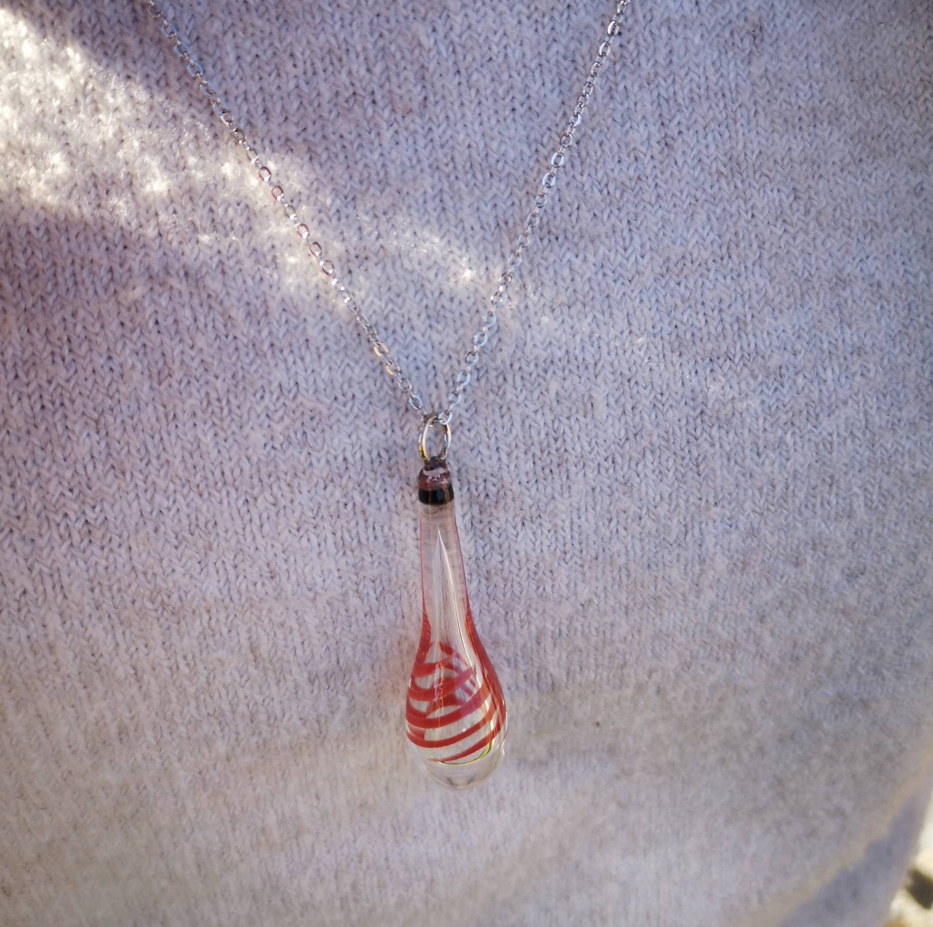 Anhänger, Glas, Glasschmuck, Kette, Handarbeit, Glasbläser Anhänger, Glas, Glasschmuck, Kette, Handarbeit, Glasbläser von GlassJeweller