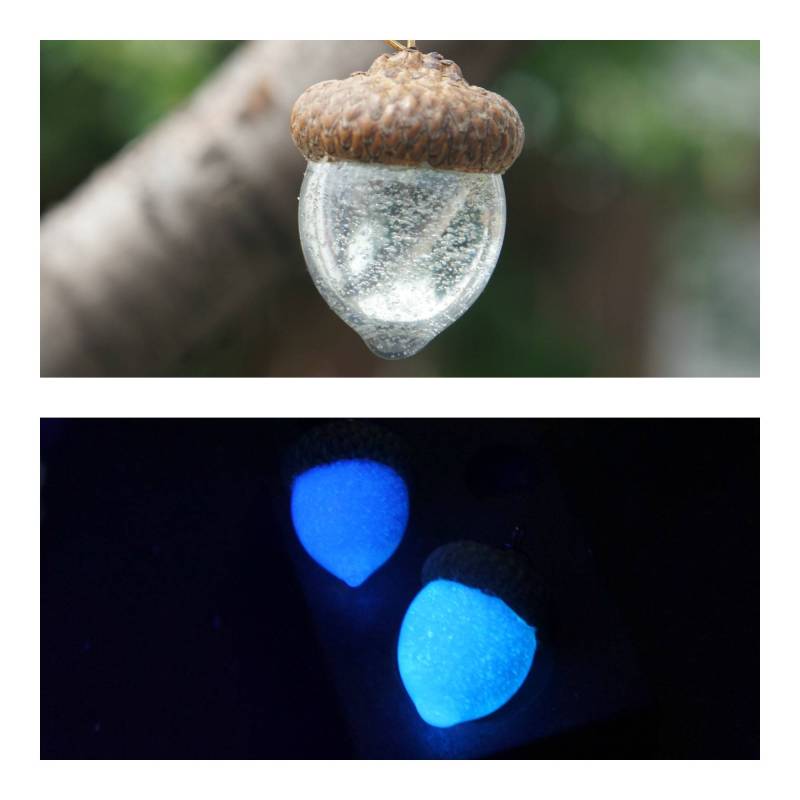 Blu-V-Glas-Eichel-Anhänger Blu-V-Glas-Eichel-Anhänger von GlassManCometh