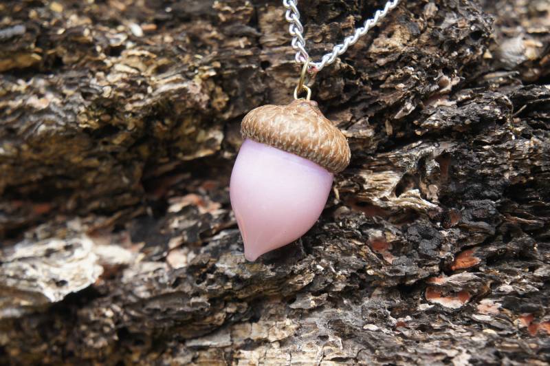 Kaugummi-Rosa Eichel-Anhänger Kaugummi-Rosa Eichel-Anhänger von GlassManCometh