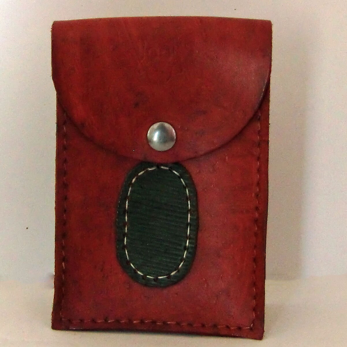 Rote Leder Gürteltasche von GlassandLeatherCraft