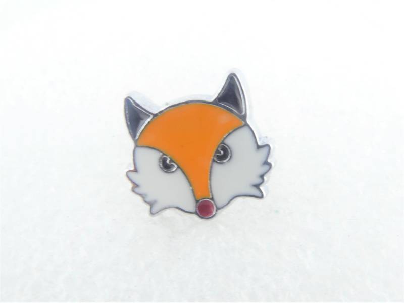 Druckknopf Metall Fuchs Mini von GlasschmuckBirgitH