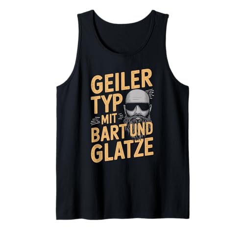 Geiler Typ Mit Bart Und Glatze Für Echte Männer Mit Bart Tank Top Geiler Typ Mit Bart Und Glatze Für Echte Männer Mit Bart Tank Top von Glatze & Bart Spruch für Bartträger & Glatzkopf