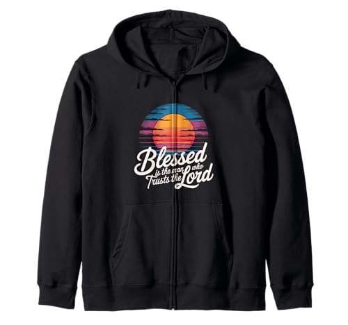 Blessed is The Man Who Trusts The Lord Glaube - Kapuzenjacke von Glaube inspirierender Gläubiger