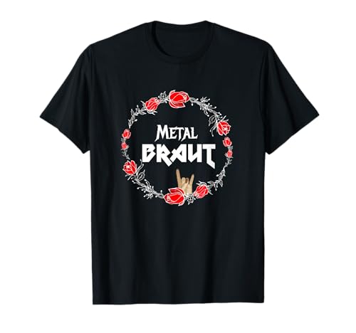Metal Braut für den Junggesellinnenabschied Heavy Metal Girl T-Shirt Metal Braut für den Junggesellinnenabschied Heavy Metal Girl T-Shirt von Glaube und Wahrheit