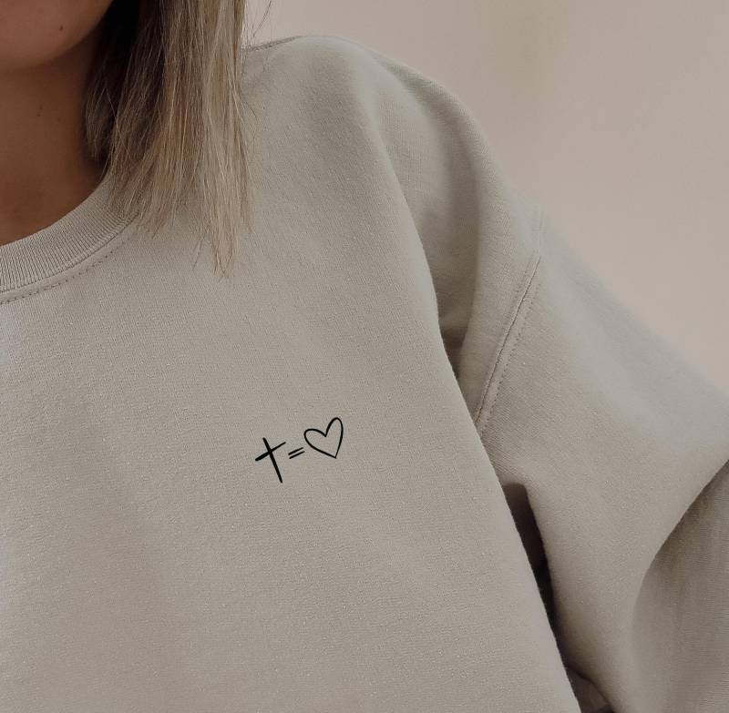 Christliches Modernes Sweatshirt | Psalm Unisex Pullover I Glaube Jesus Christlich T-Shirt Hoodie Geschenk Gott von GlaubeKunstundLiebe