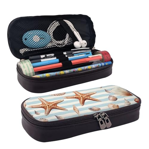 GlbnSHeric Federmäppchen, einziehbar, Zebras auf braunem Grasfeld, Stiftetasche, Schreibwarenetui mit Reißverschluss, Stifthalter, ästhetische Federmäppchen für Büroarbeit, 9 × 20 cm, von GlbnSHeric