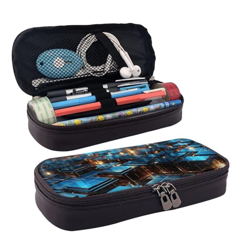 GlbnSHeric Federmäppchen, einziehbares Federmäppchen, Corgi-Muster, Stiftetasche, Schreibwarenetui mit Reißverschluss, Stifthalter, ästhetisches Federmäppchen für Büroarbeit, 9 × 20 cm, Coole von GlbnSHeric