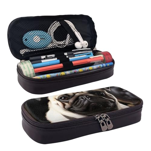 GlbnSHeric Federmäppchen, einziehbares Federmäppchen, Corgi-Muster, Stiftetasche, Schreibwarenetui mit Reißverschluss, Stifthalter, ästhetisches Federmäppchen für Büroarbeit, 9 × 20 cm, Cooler von GlbnSHeric