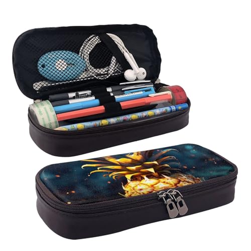 GlbnSHeric Federmäppchen, einziehbares Federmäppchen, Nebel in Wüste, Monument, Tal, Landschaft, Stiftetasche, Schreibwarenetui mit Reißverschluss, Stifthalter, ästhetische Federmäppchen für von GlbnSHeric