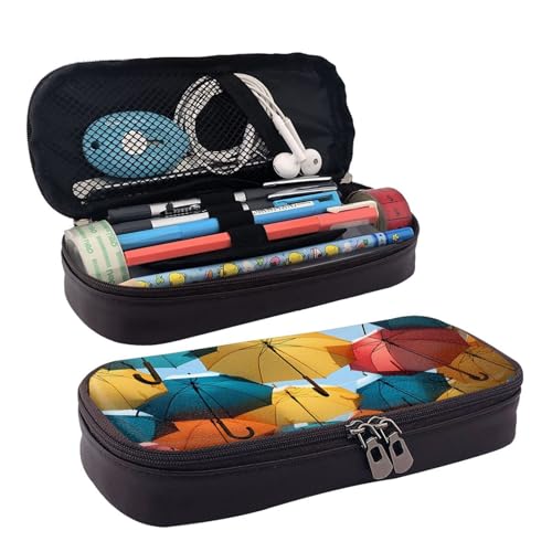 GlbnSHeric Federmäppchen, einziehbares Federmäppchen, bunte Drachen, Stiftetasche, Schreibwarenetui mit Reißverschluss, Stifthalter, ästhetisches Federmäppchen für Büroarbeit, 9 × 20 cm, Farbige von GlbnSHeric