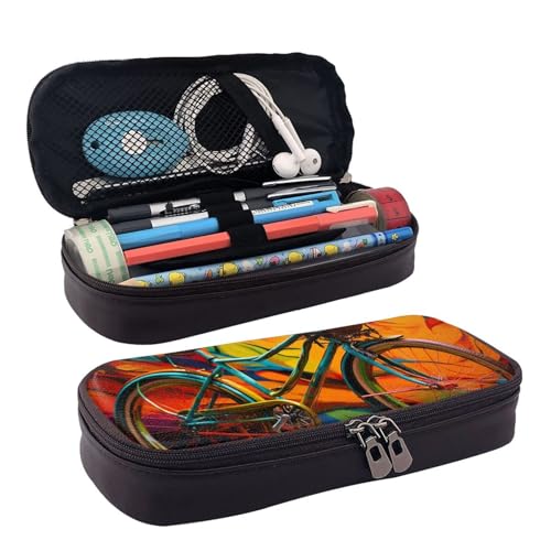 GlbnSHeric Federmäppchen, einziehbares Federmäppchen, bunte Drachen, Stiftetasche, Schreibwarenetui mit Reißverschluss, Stifthalter, ästhetisches Federmäppchen für Büroarbeit, 9 × 20 cm, Buntes von GlbnSHeric