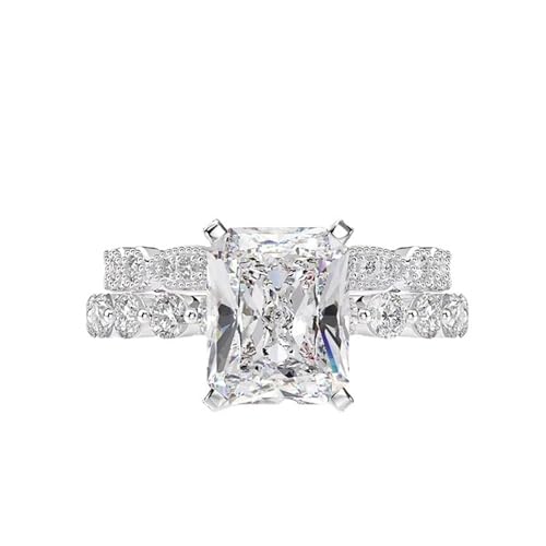 2pcs Minimalist S925 Sterling Silber Ring für Frauen Ring Personalisierter Valentinstag Urlaub Hochzeit Licht Luxus Geschenk von GleaMora