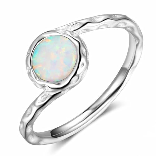 Einfacher s925 Sterling Silber geometrischer Ring Personalisierter Valentinstag Urlaub für Frauen Geburtstagsfeier Leichtes Luxusgeschenk von GleaMora