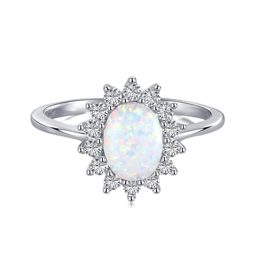 Frauen Ins Style s925 Sterling Silber Ring Klassischer Vintage-Schmuck Leichter Luxus Jubiläum Valentinstag Geburtstagsfeier Geschenk von GleaMora