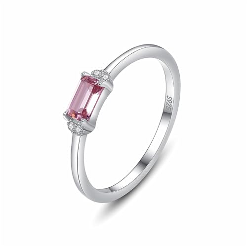 GleaMora Frauen Ins Stil Leichter Luxusring S925 Sterlingsilber Zirkonring Klassischer Schmuck Leichter Luxus Verlobung Geburtstagsfeier Geschenk von GleaMora