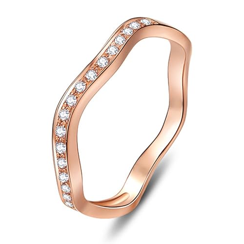 GleaMora Für Frauen Ins Stil Leichter Luxus S925 Sterlingsilber Einfacher Ring Schmuck Leichter Luxus Verlobung Geburtstagsfeier Geschenk von GleaMora