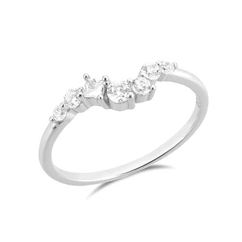 GleaMora INS Style Sweet Ring Classic S925 Sterlingsilber Frauen Ring Schmuck Light Luxus Geburtstagsfeier Vorschlag Verlobung Geschenk von GleaMora